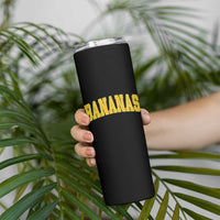 Funny Retro Bananas Skinny Tumbler Vintage Banana Gifts Yellow Varsity - Wonder Print Shop