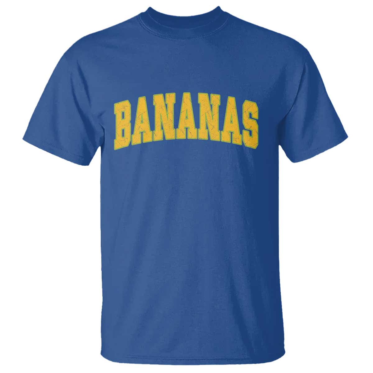 Funny Retro Bananas T Shirt Vintage Banana Gifts Yellow Varsity - Wonder Print Shop