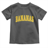 Funny Retro Bananas Toddler T Shirt Vintage Banana Gifts Yellow Varsity - Wonder Print Shop