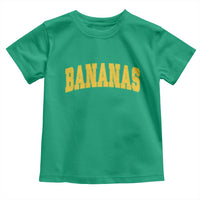Funny Retro Bananas Toddler T Shirt Vintage Banana Gifts Yellow Varsity - Wonder Print Shop