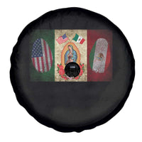 Mexico Flag Spare Tire Cover Virgin Mary Mexican American Patriotic Mexican Roots - Wonder Print Shop