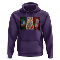 Mexico Flag Hoodie Virgin Mary Mexican American Patriotic Mexican Roots - Wonder Print Shop