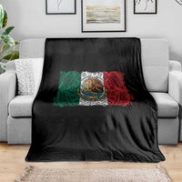 Eagle Mexican Flag Throw Blanket Aztecs Mexico Heritage Roots - Wonder Print Shop