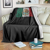 Eagle Mexican Flag Throw Blanket Aztecs Mexico Heritage Roots - Wonder Print Shop