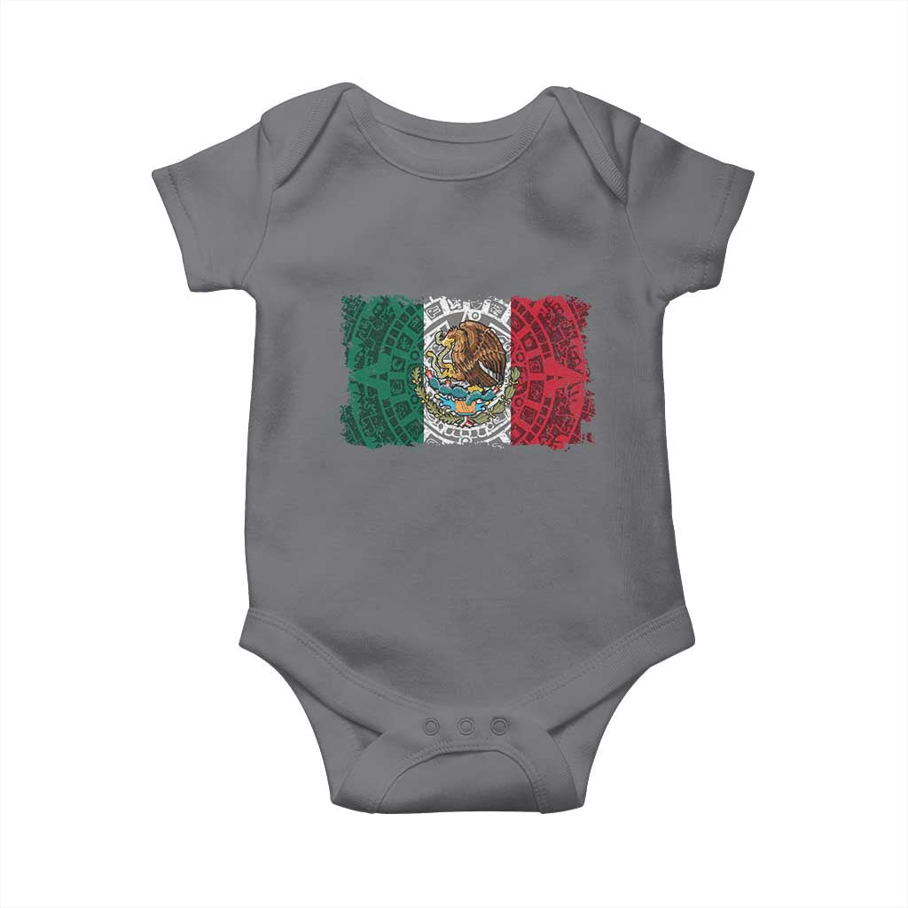 Eagle Mexican Flag Baby Onesie Aztecs Mexico Heritage Roots - Wonder Print Shop