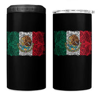 Eagle Mexican Flag 4 in 1 Can Cooler Tumbler Aztecs Mexico Heritage Roots - Wonder Print Shop