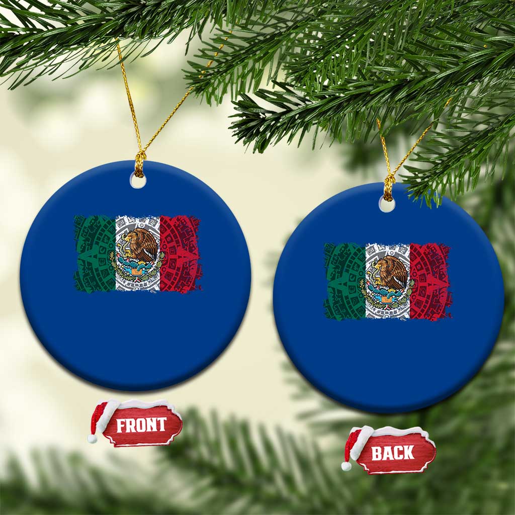 Eagle Mexican Flag Ceramic Ornament Aztecs Mexico Heritage Roots - Wonder Print Shop