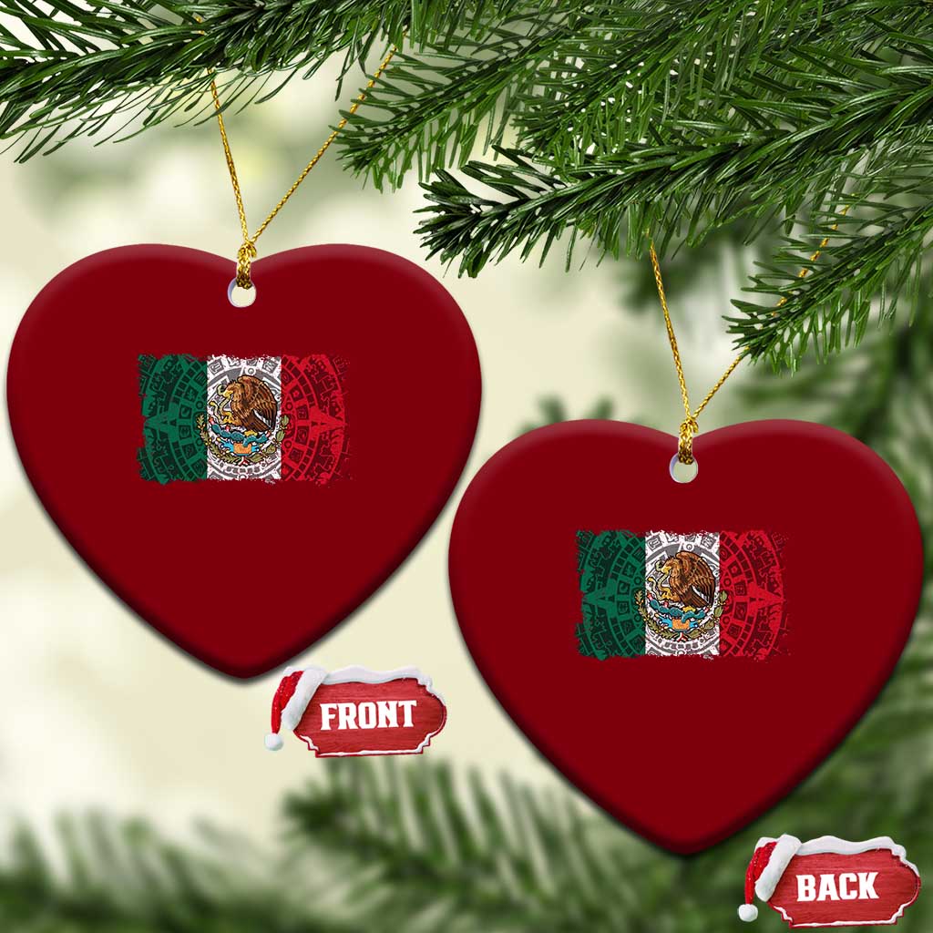 Eagle Mexican Flag Ceramic Ornament Aztecs Mexico Heritage Roots - Wonder Print Shop