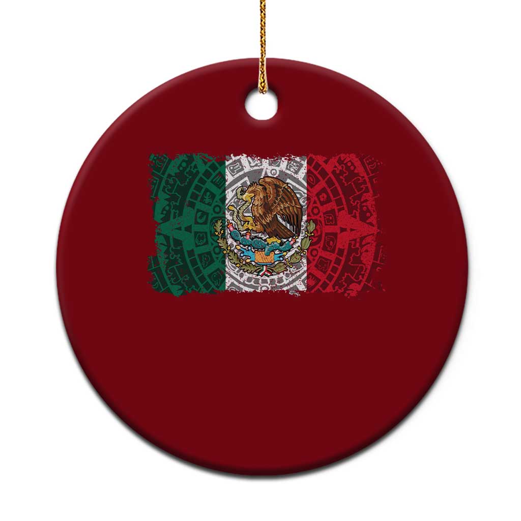 Eagle Mexican Flag Ceramic Ornament Aztecs Mexico Heritage Roots - Wonder Print Shop
