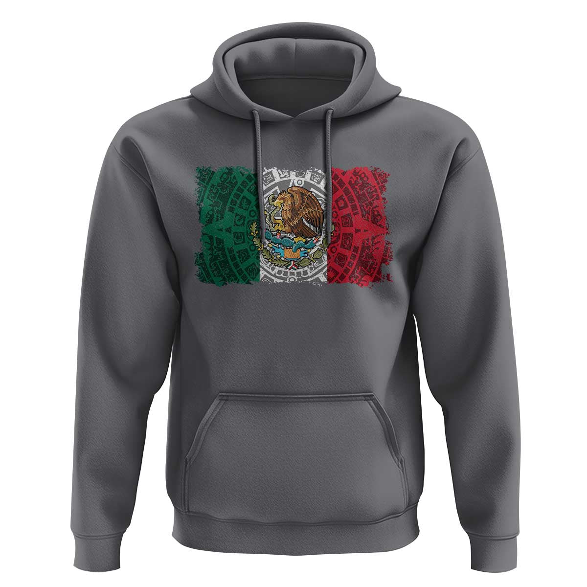 Eagle Mexican Flag Hoodie Aztecs Mexico Heritage Roots - Wonder Print Shop