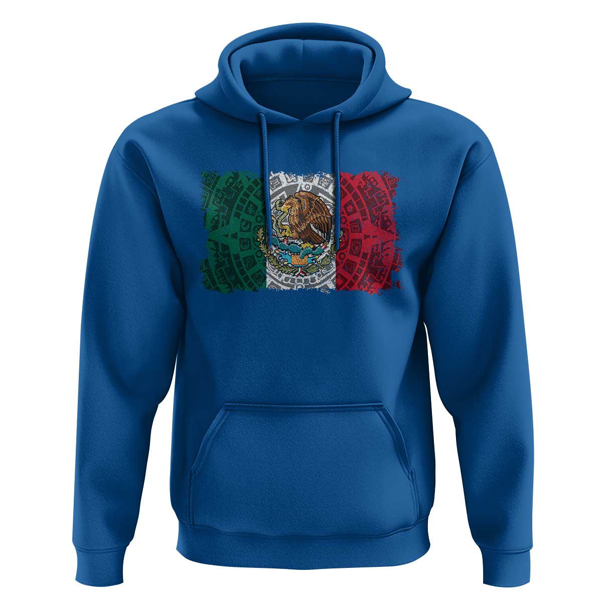 Eagle Mexican Flag Hoodie Aztecs Mexico Heritage Roots - Wonder Print Shop