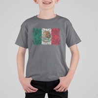 Eagle Mexican Flag T Shirt For Kid Aztecs Mexico Heritage Roots - Wonder Print Shop