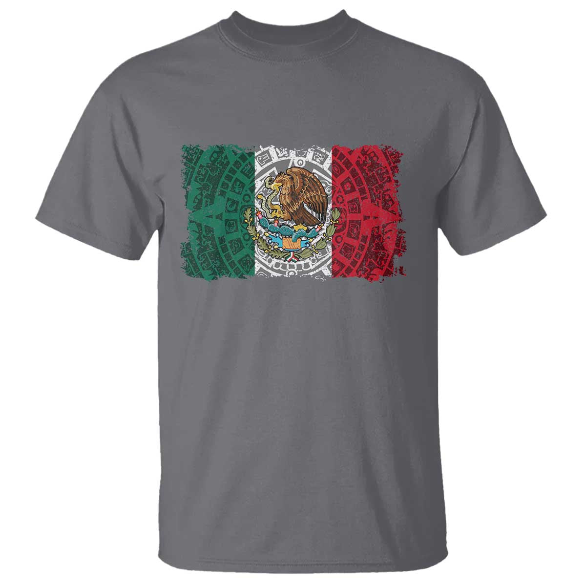 Eagle Mexican Flag T Shirt Aztecs Mexico Heritage Roots - Wonder Print Shop