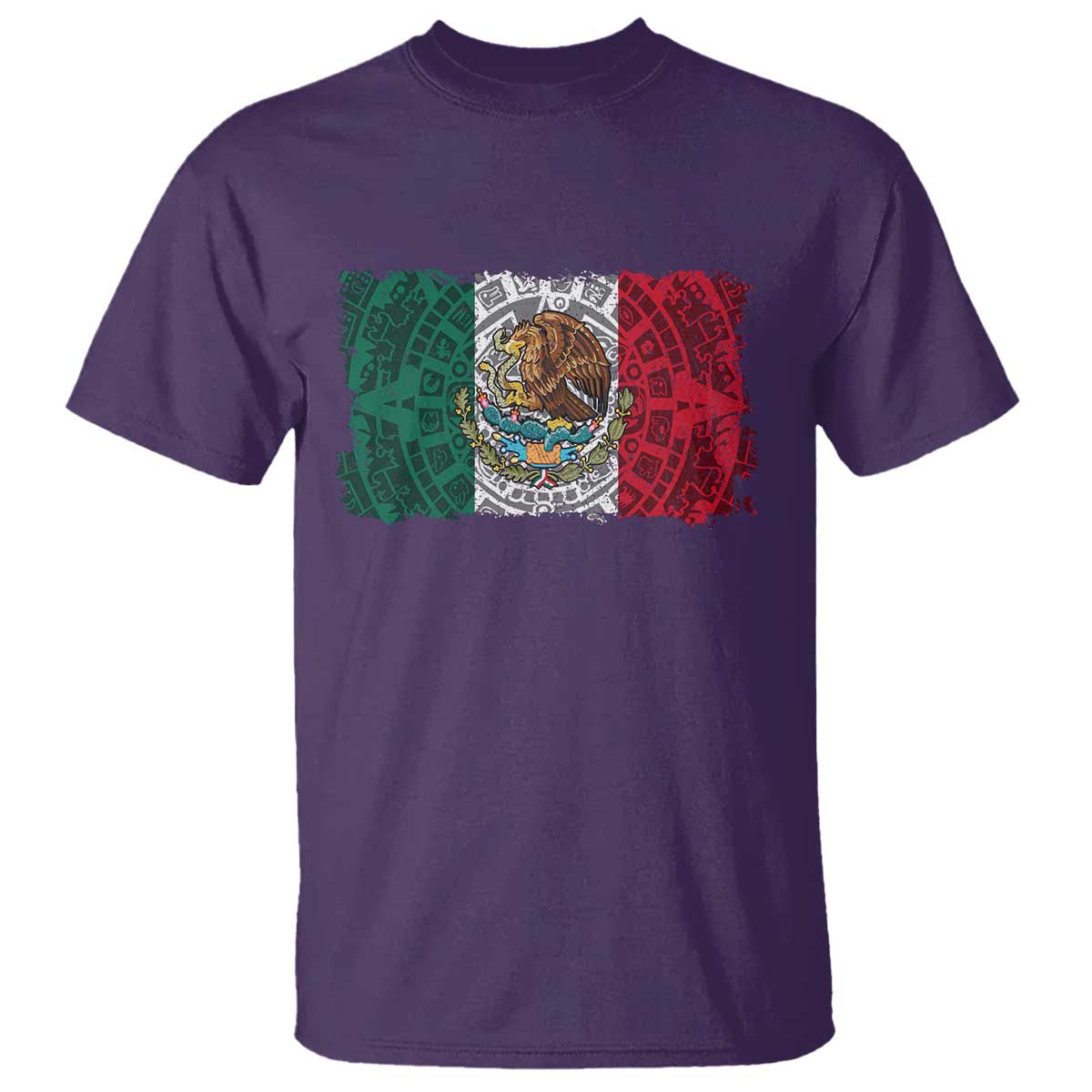 Eagle Mexican Flag T Shirt Aztecs Mexico Heritage Roots - Wonder Print Shop