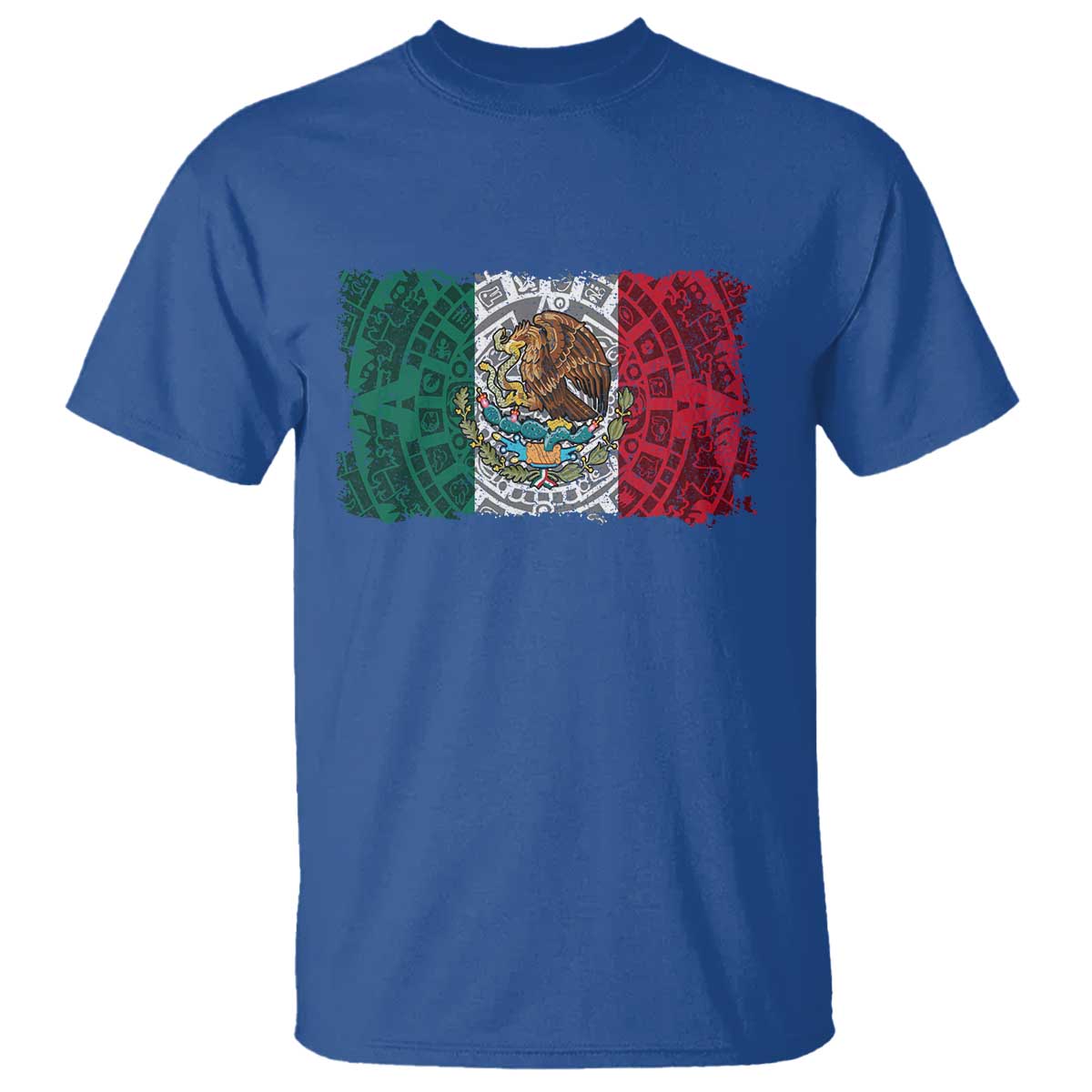 Eagle Mexican Flag T Shirt Aztecs Mexico Heritage Roots - Wonder Print Shop