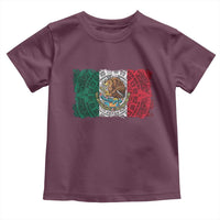 Eagle Mexican Flag Toddler T Shirt Aztecs Mexico Heritage Roots - Wonder Print Shop