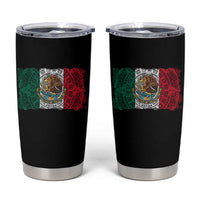 Eagle Mexican Flag Tumbler Cup Aztecs Mexico Heritage Roots - Wonder Print Shop