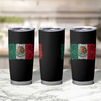 Eagle Mexican Flag Tumbler Cup Aztecs Mexico Heritage Roots - Wonder Print Shop