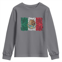 Eagle Mexican Flag Youth Sweatshirt Aztecs Mexico Heritage Roots - Wonder Print Shop