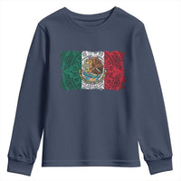 Eagle Mexican Flag Youth Sweatshirt Aztecs Mexico Heritage Roots - Wonder Print Shop