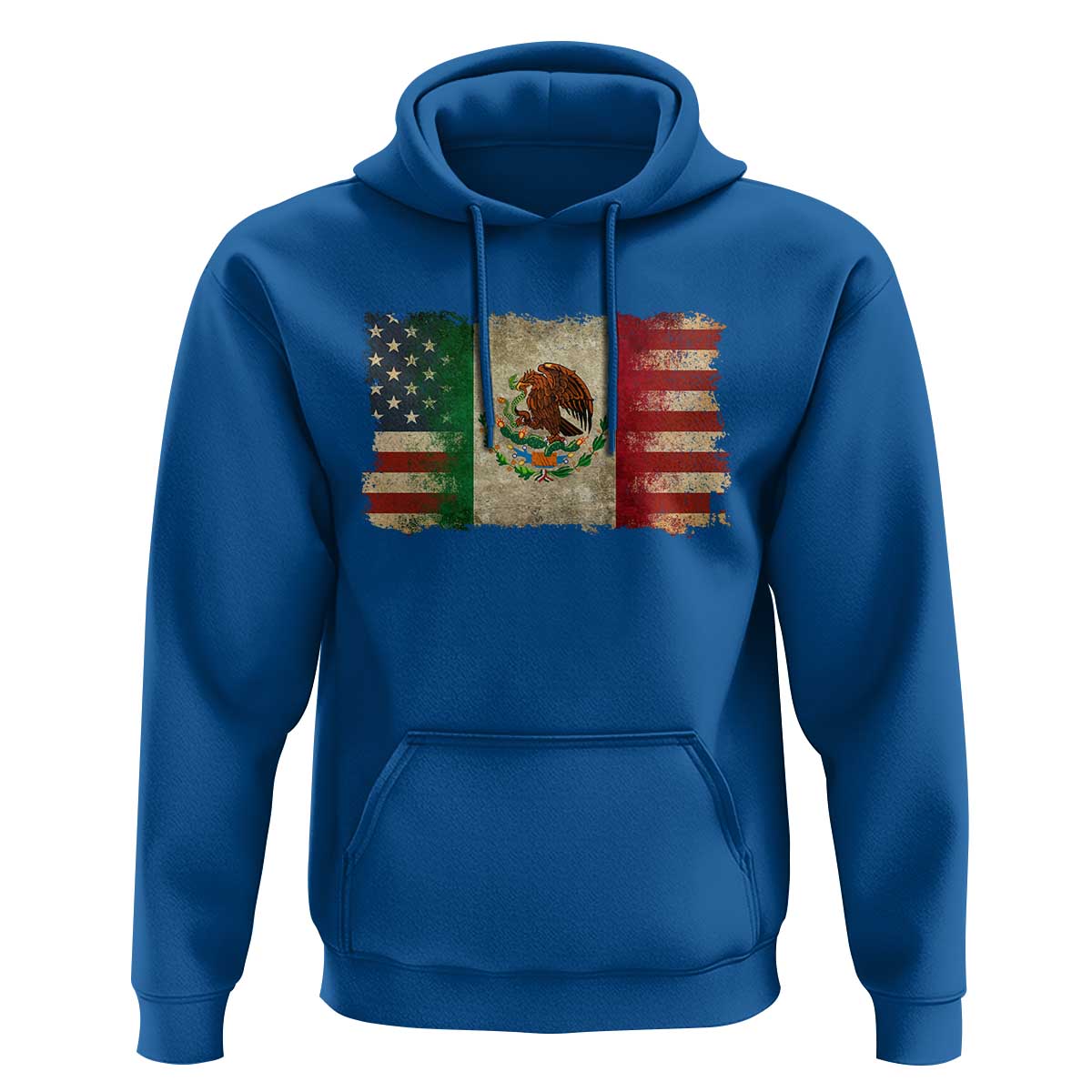 American Mexican Flag Hoodie Mexico Heritage Mexican Roots - Wonder Print Shop