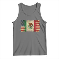 American Mexican Flag Tank Top Mexico Heritage Mexican Roots - Wonder Print Shop