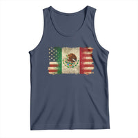 American Mexican Flag Tank Top Mexico Heritage Mexican Roots - Wonder Print Shop