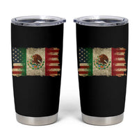 American Mexican Flag Tumbler Cup Mexico Heritage Mexican Roots - Wonder Print Shop