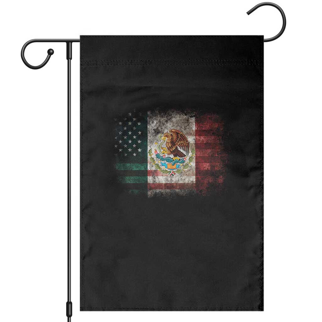 Vintage Mexican Flag Garden Flag Eagle Mexico Heritage Mexican Roots - Wonder Print Shop