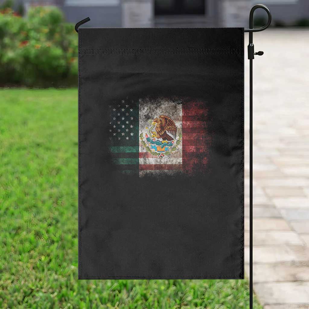 Vintage Mexican Flag Garden Flag Eagle Mexico Heritage Mexican Roots - Wonder Print Shop