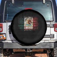 Vintage Mexican Flag Spare Tire Cover Eagle Mexico Heritage Mexican Roots - Wonder Print Shop