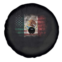 Vintage Mexican Flag Spare Tire Cover Eagle Mexico Heritage Mexican Roots - Wonder Print Shop