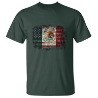 Vintage Mexican Flag T Shirt Eagle Mexico Heritage Mexican Roots - Wonder Print Shop