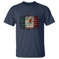 Vintage Mexican Flag T Shirt Eagle Mexico Heritage Mexican Roots - Wonder Print Shop