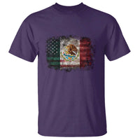 Vintage Mexican Flag T Shirt Eagle Mexico Heritage Mexican Roots - Wonder Print Shop