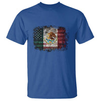 Vintage Mexican Flag T Shirt Eagle Mexico Heritage Mexican Roots - Wonder Print Shop