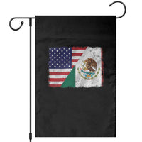 American Mexican Flag Garden Flag Mexico Heritage Half Mexican Roots - Wonder Print Shop