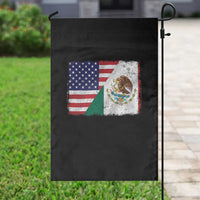 American Mexican Flag Garden Flag Mexico Heritage Half Mexican Roots - Wonder Print Shop