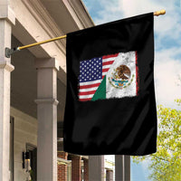 American Mexican Flag Garden Flag Mexico Heritage Half Mexican Roots - Wonder Print Shop
