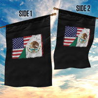 American Mexican Flag Garden Flag Mexico Heritage Half Mexican Roots - Wonder Print Shop