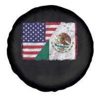 American Mexican Flag Spare Tire Cover Mexico Heritage Half Mexican Roots - Wonder Print Shop
