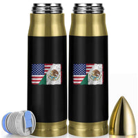 American Mexican Flag Bullet Tumbler Mexico Heritage Half Mexican Roots - Wonder Print Shop