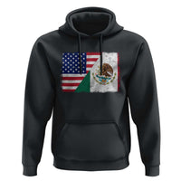 American Mexican Flag Hoodie Mexico Heritage Half Mexican Roots - Wonder Print Shop