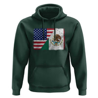 American Mexican Flag Hoodie Mexico Heritage Half Mexican Roots - Wonder Print Shop