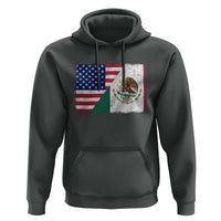 American Mexican Flag Hoodie Mexico Heritage Half Mexican Roots - Wonder Print Shop