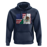 American Mexican Flag Hoodie Mexico Heritage Half Mexican Roots - Wonder Print Shop