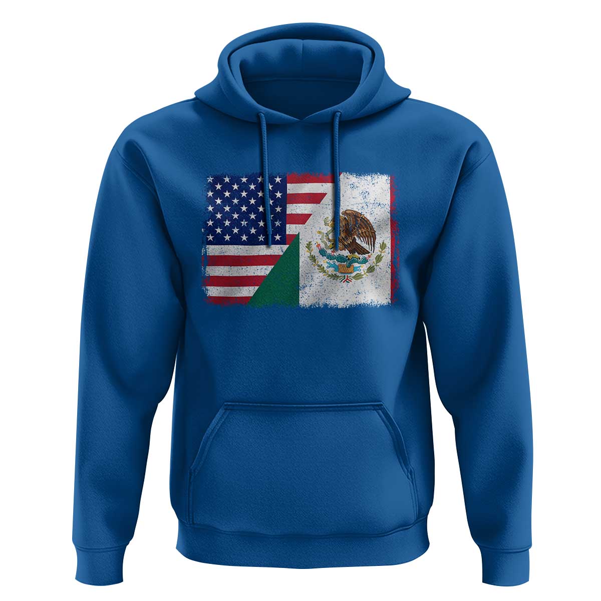 American Mexican Flag Hoodie Mexico Heritage Half Mexican Roots - Wonder Print Shop