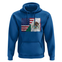American Mexican Flag Hoodie Mexico Heritage Half Mexican Roots - Wonder Print Shop