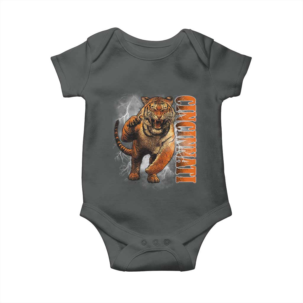 Cincinnati Tiger Baby Onesie Bootleg Vintage - Wonder Print Shop