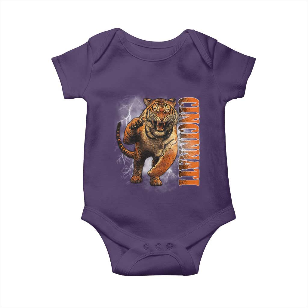 Cincinnati Tiger Baby Onesie Bootleg Vintage - Wonder Print Shop
